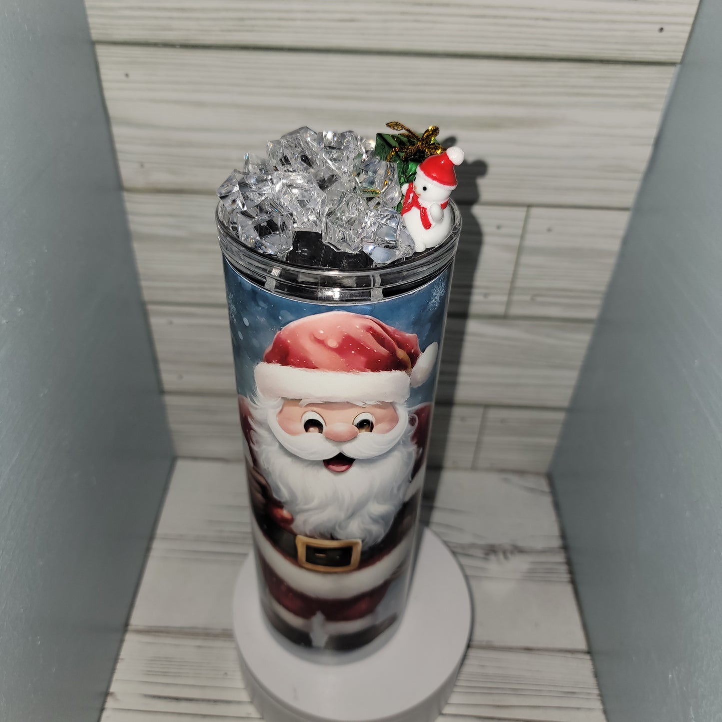 20 oz Christmas Santa Snowman and Reindeer Snow Christmas Tree Sublimation tumbler Drinkware Stainless steel Bottles