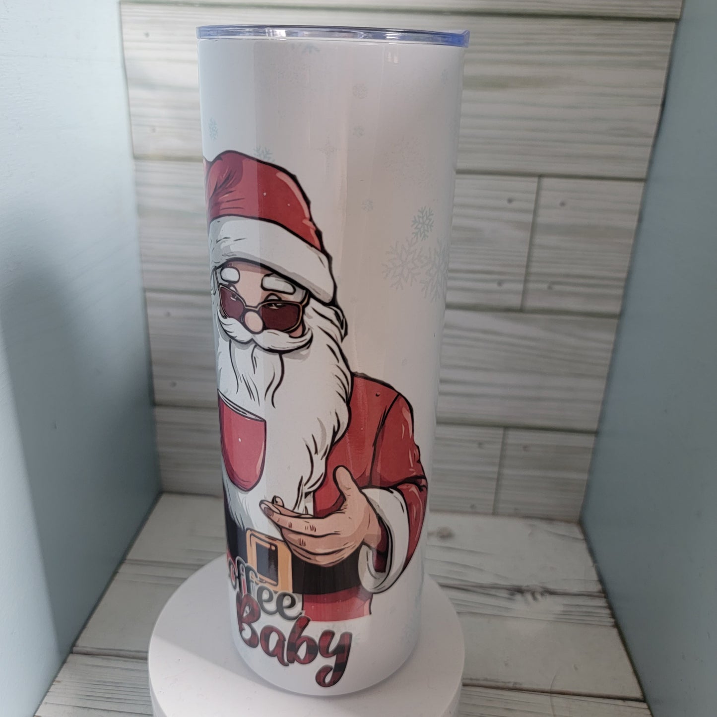 Cup of Fuckoffee Santa Christmas sublimation Tumbler drinkware Coffee Stainless Steel