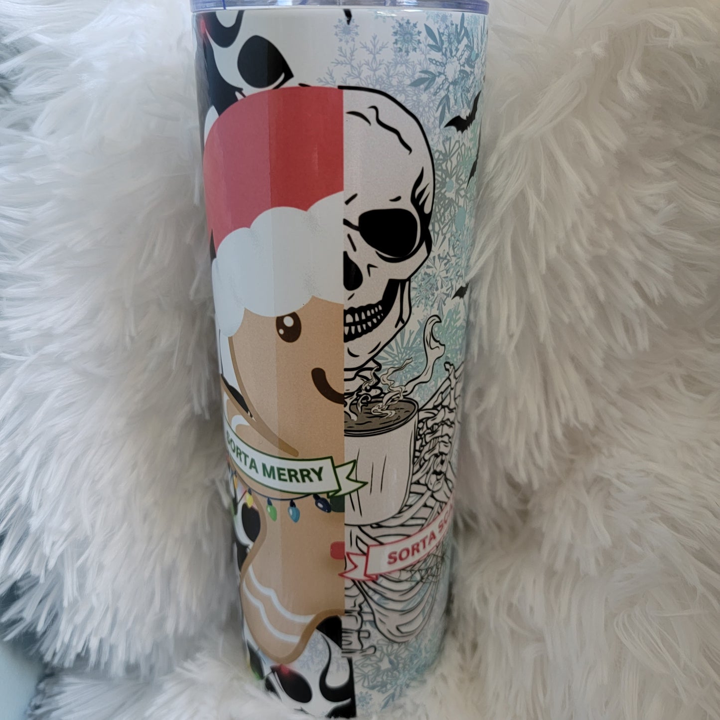 20oz Sort Scary Sorta Merry Tumbler