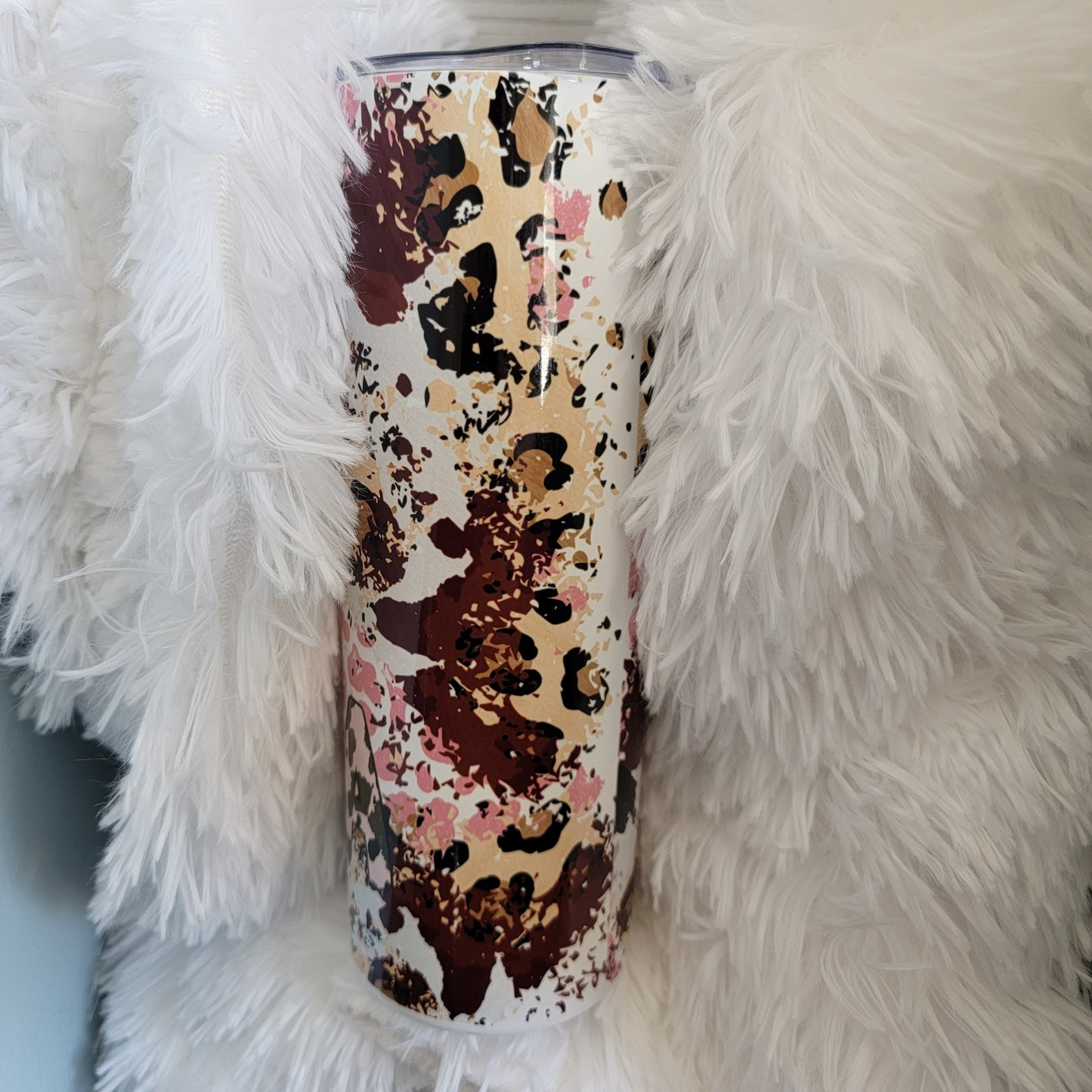 20 oz Highland Cow Mama Cow Print sublimation Tumbler