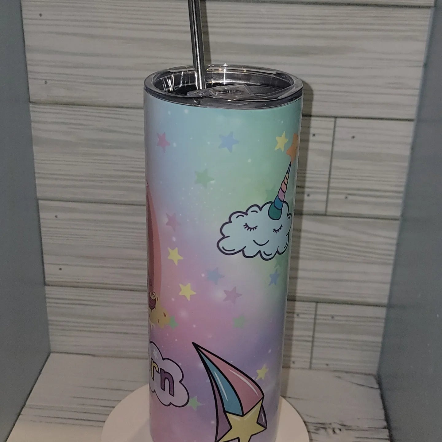 20 Oz Unicorns Theme Tumbler