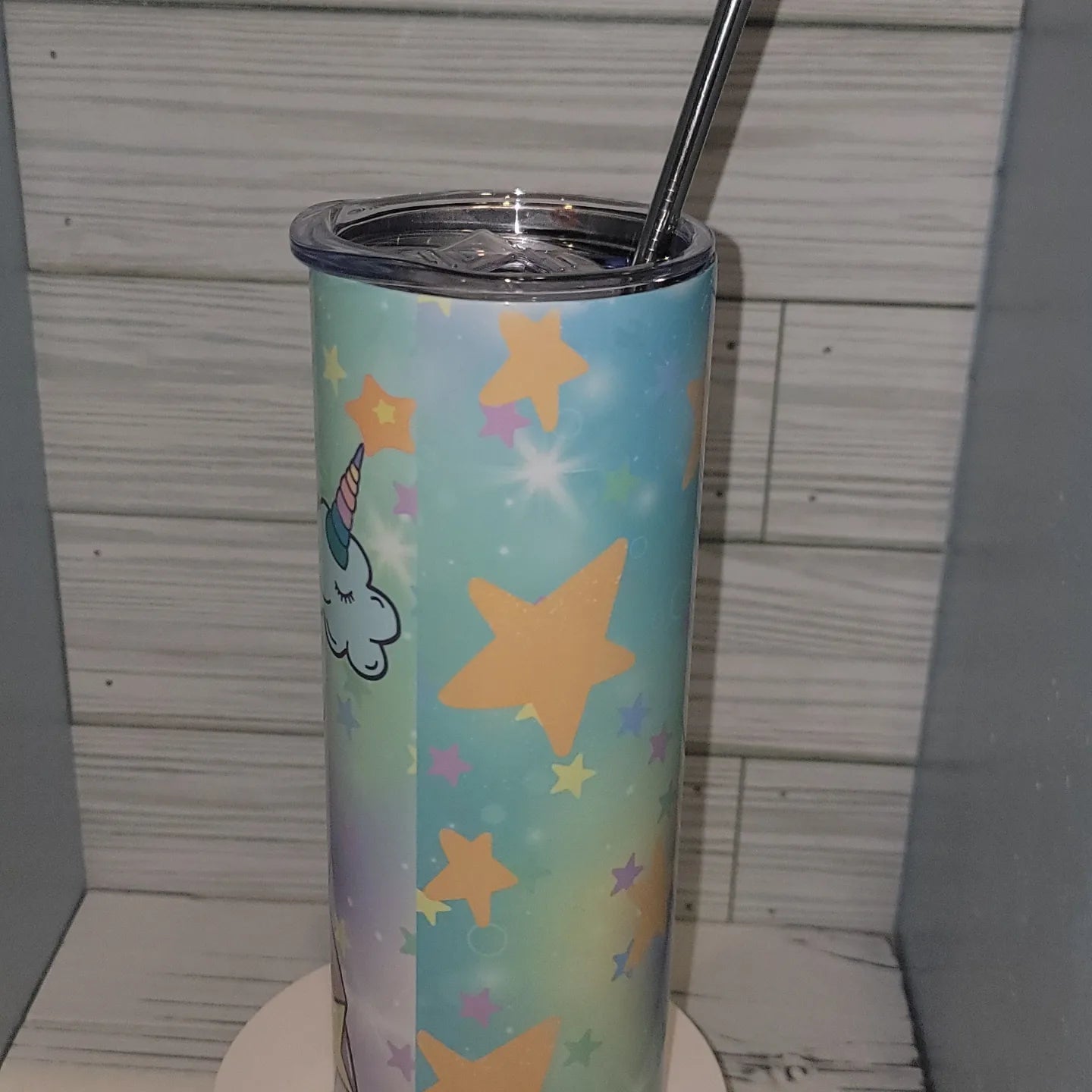 20 Oz Unicorns Theme Tumbler