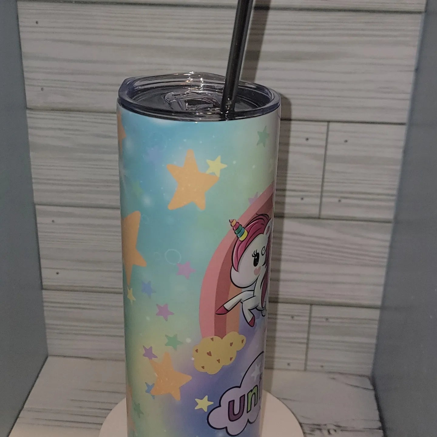 20 Oz Unicorns Theme Tumbler