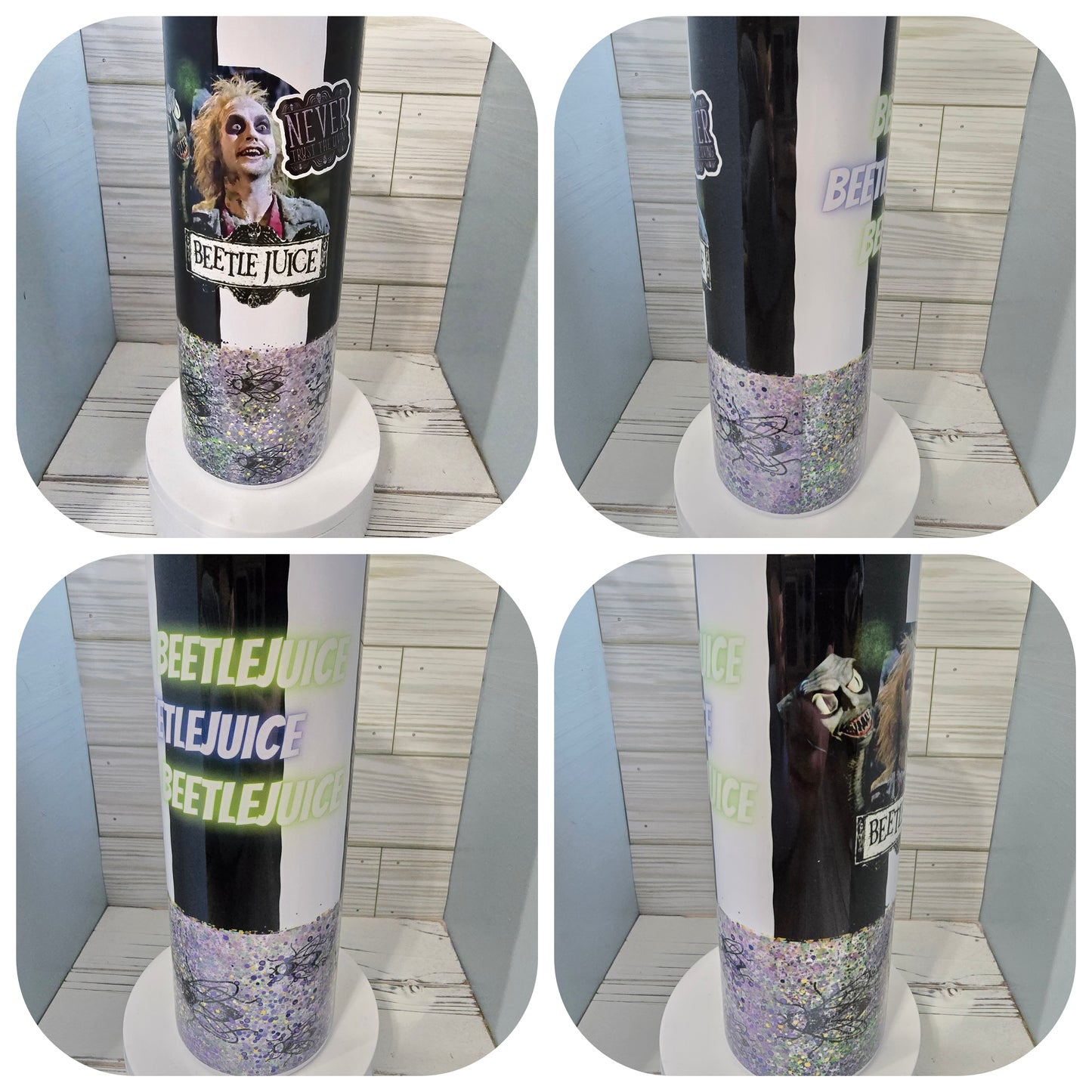 Halloween Spooky sublimation tumblers Ghostface, Michael Myers, pennywise, beetlejuice, jigsaw, chucky, hocus pocus